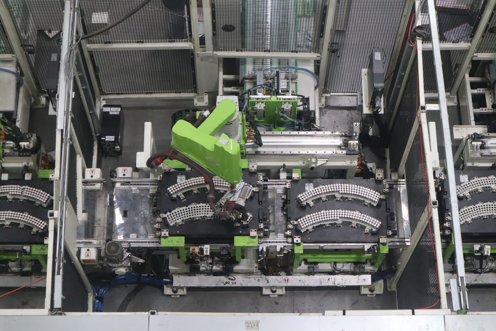 Ola Electric scooter battery assembly line